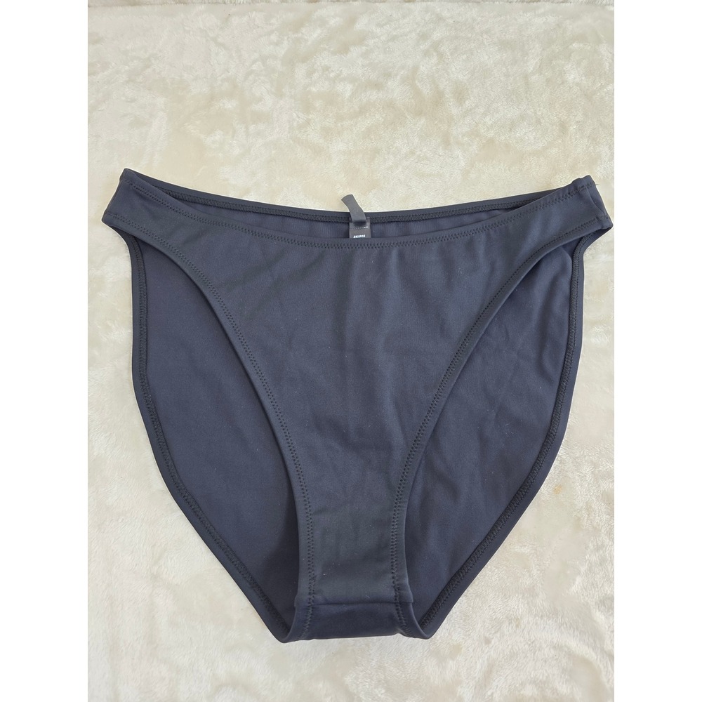 SKIMS Swim High Waisted‎ Bikini Bottom Onyx Black SW-BKN-0120 Size 2X NWT